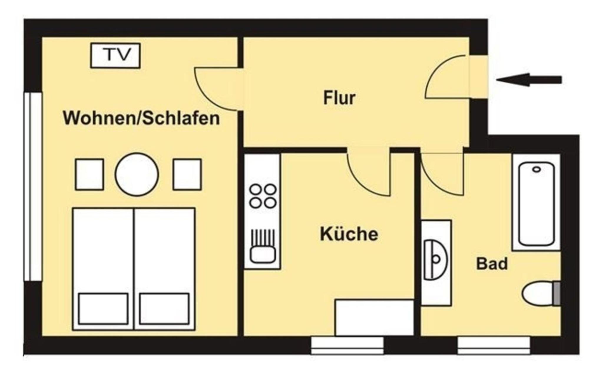 Haus Seepferdchen Am Meer Appartement 1 티멘도르프스트랜드 외부 사진